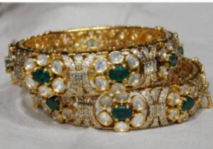 925 Gold Plated Silver Bangle for Women